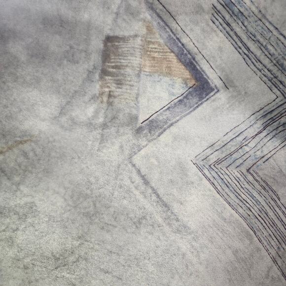 1 3/4 Yards Velvet Gray  54 in wide Culp Inc 2002 Home Decor B23 - Picture 1 of 7